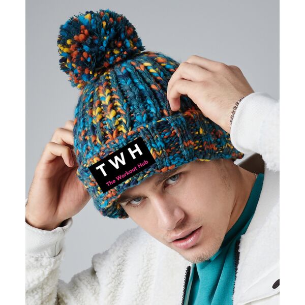 Twister pom pom beanie Thumbnail